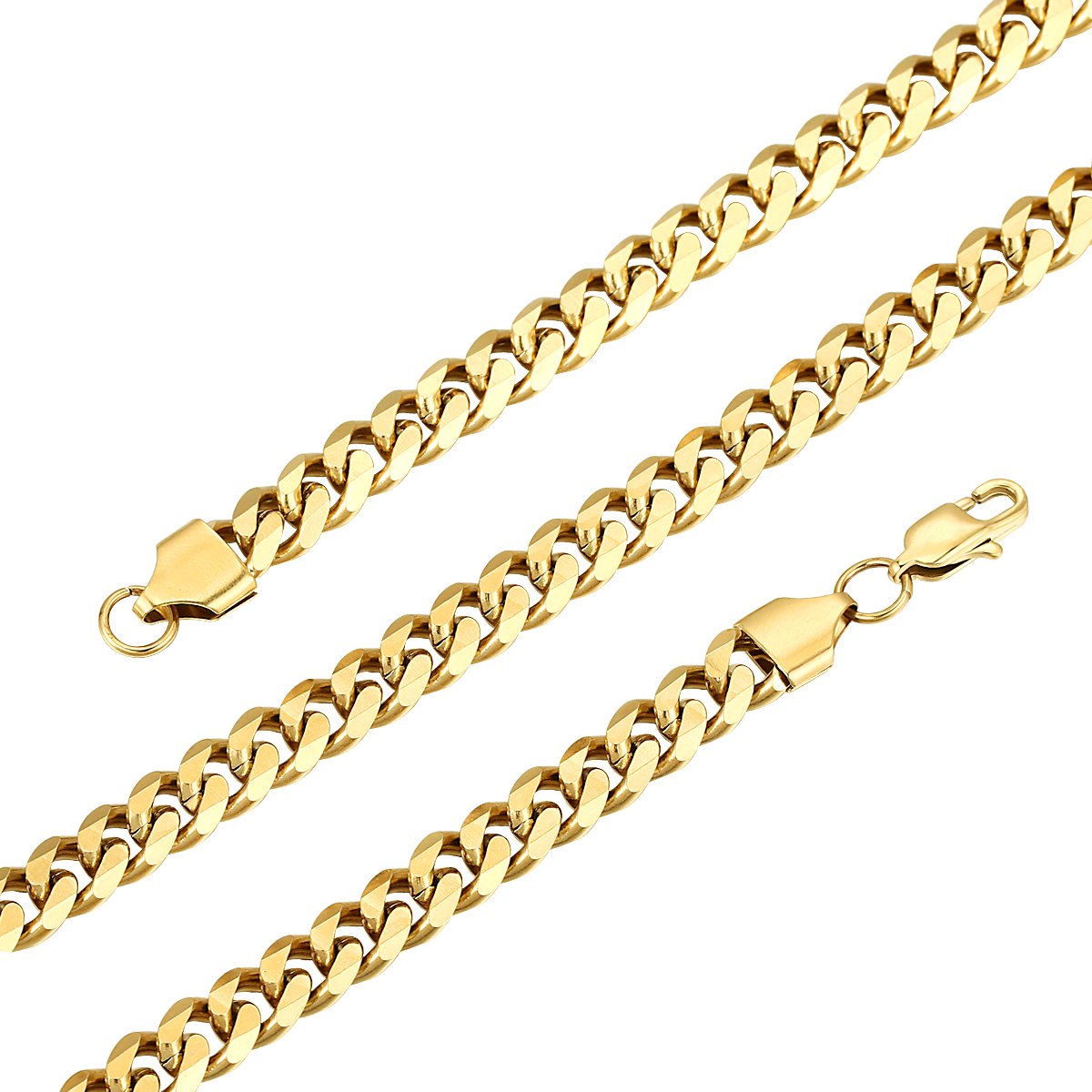 4MM 18K Miami Micro Cuban Link Chain