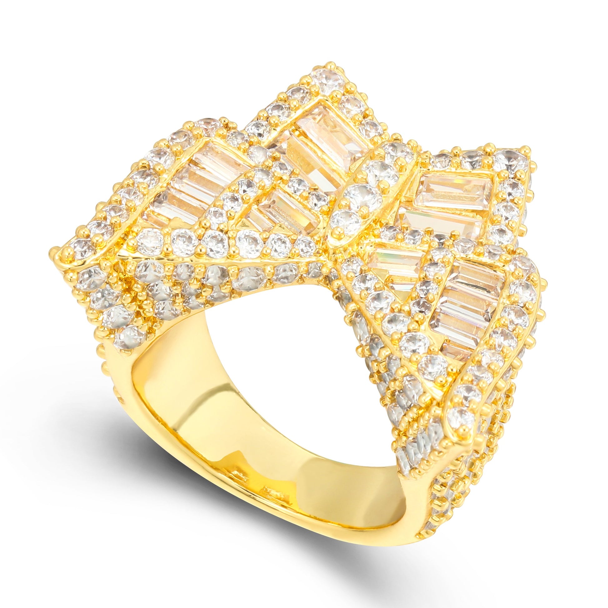 14K Gold Butterfly Ring