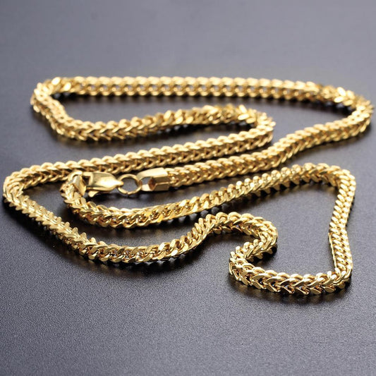 3MM 14K Gold  Franco Chain