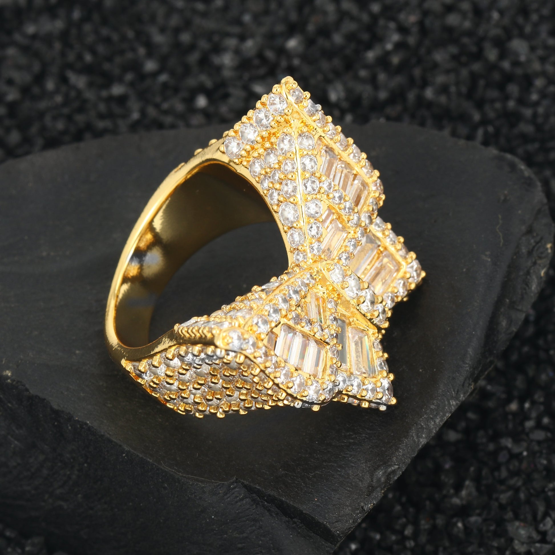 14K Gold Butterfly Ring