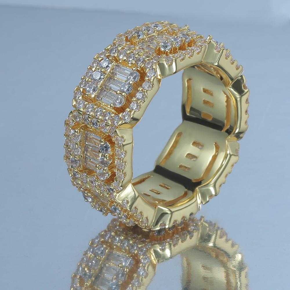 14K/White Gold Hip Hop Ring