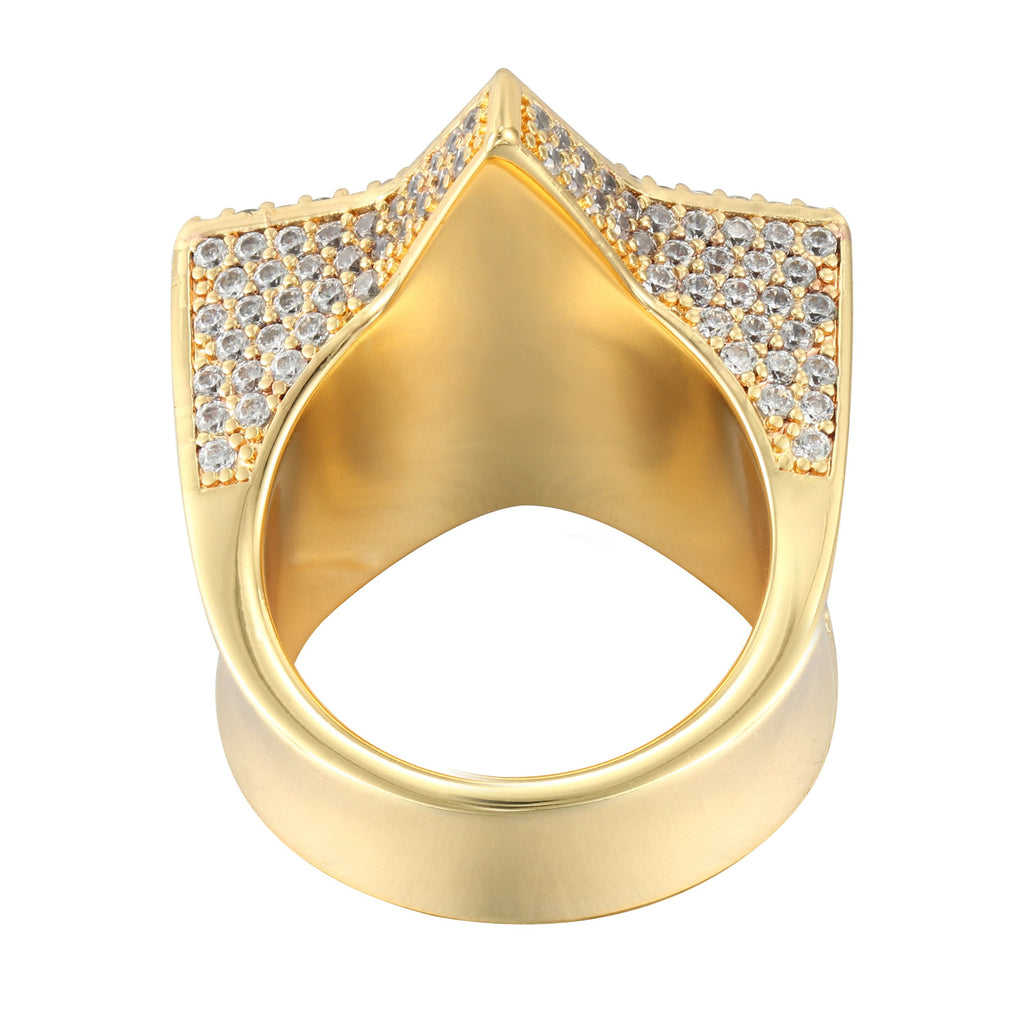 14K Gold Star Ring