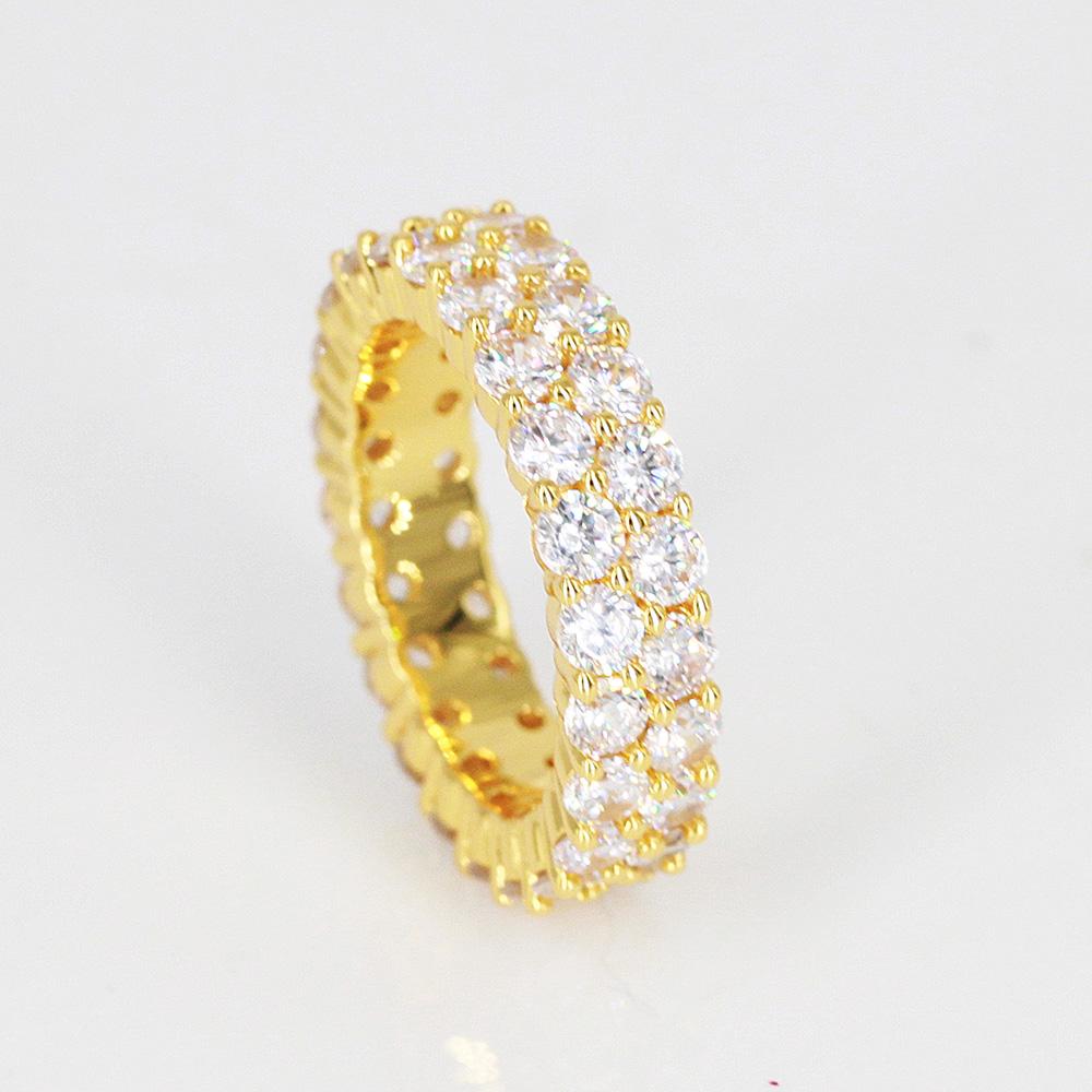 18K/White Gold  Dual Eternity Ring