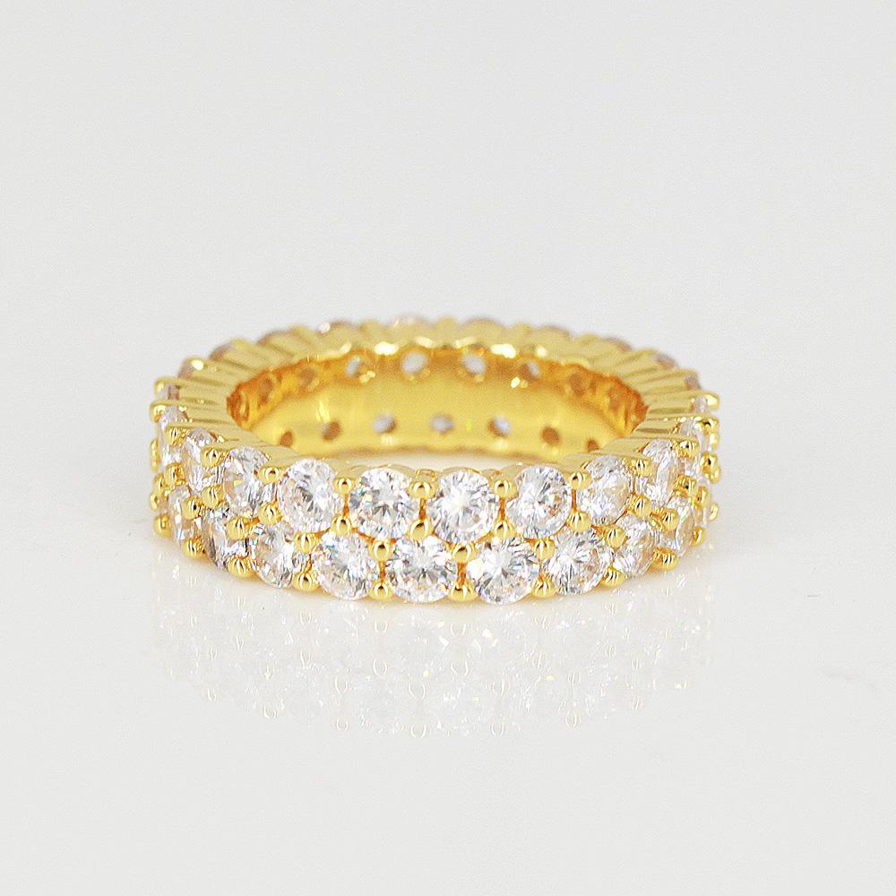 18K/White Gold  Dual Eternity Ring