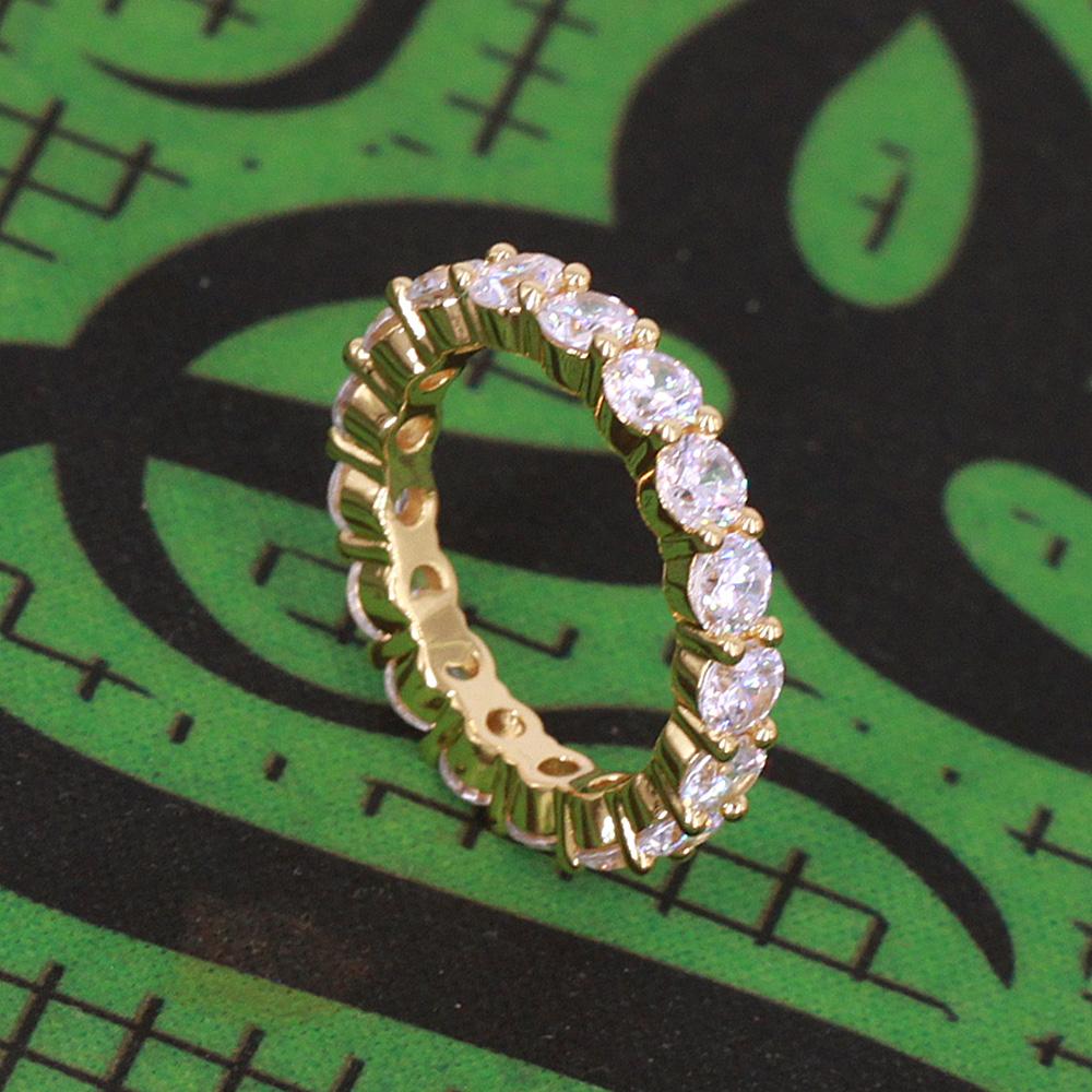 18K/White Gold Single  Eternity Ring