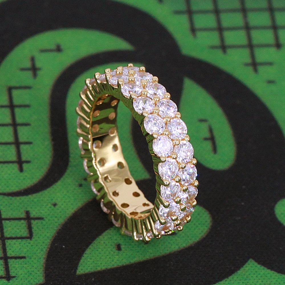 18K/White Gold  Dual Eternity Ring