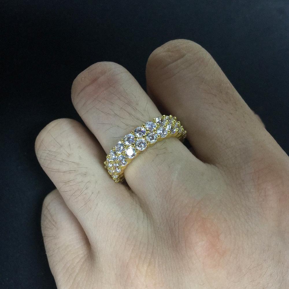 18K/White Gold  Dual Eternity Ring
