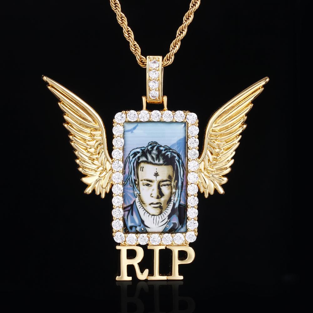 Rip Wing 3D Custom Picture Pendants Thegoldlinks