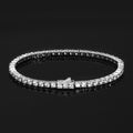 3MM White Gold Plated Tennis Bracelet Thegoldlinks