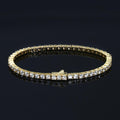 3MM Gold Plated Tennis Bracelet Thegoldlinks