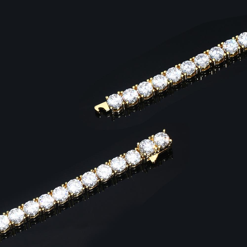 5MM Gold  Plated Tennis Bracelet