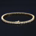4MM  Gold Plated Tennis Bracelet Thegoldlinks