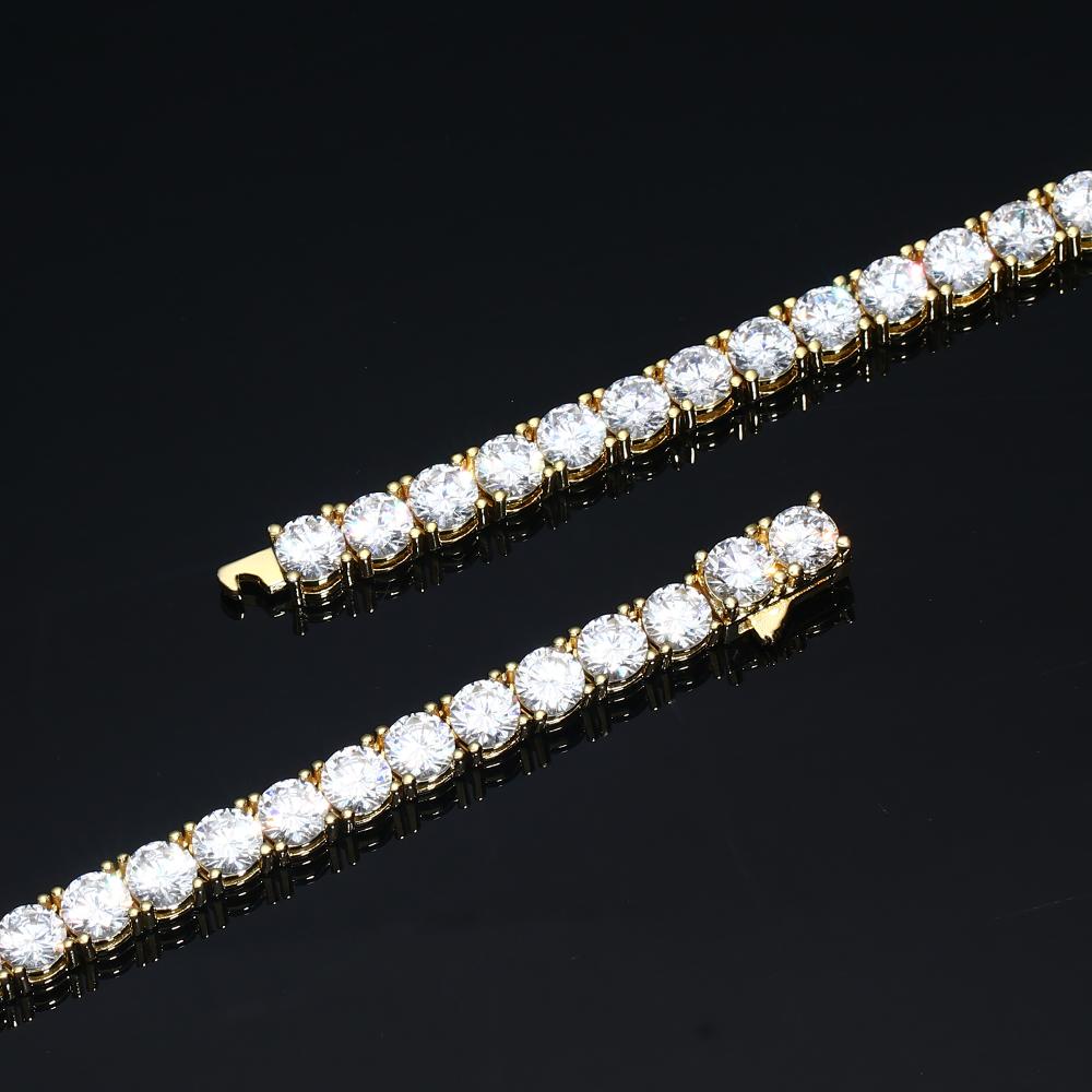 5MM Gold Plated  Tennis Chain Thegoldlinks