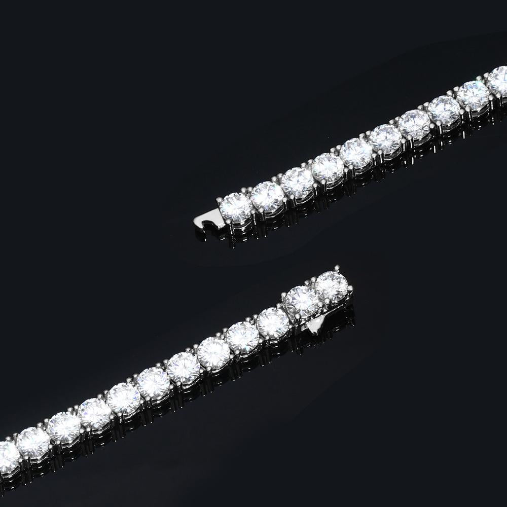 5MM White Gold  Tennis Bracelet