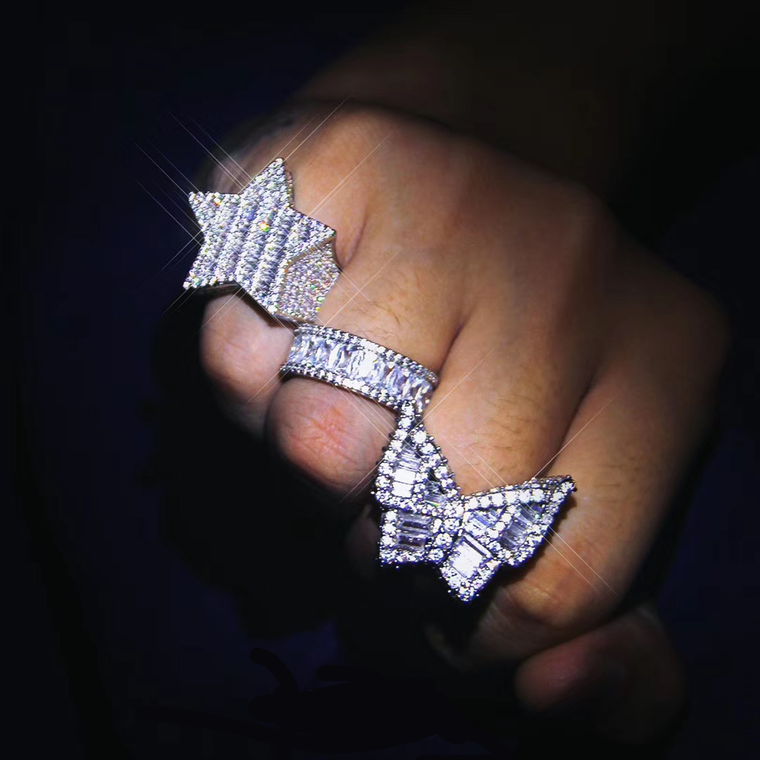 White Gold Butterfly Ring